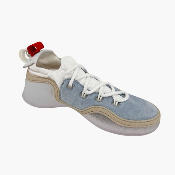 Christian Louboutin Arpoador Blue Drawstring Sneaker Size 39.5 US 9.5 Women's 07 - Picture 12 of 15